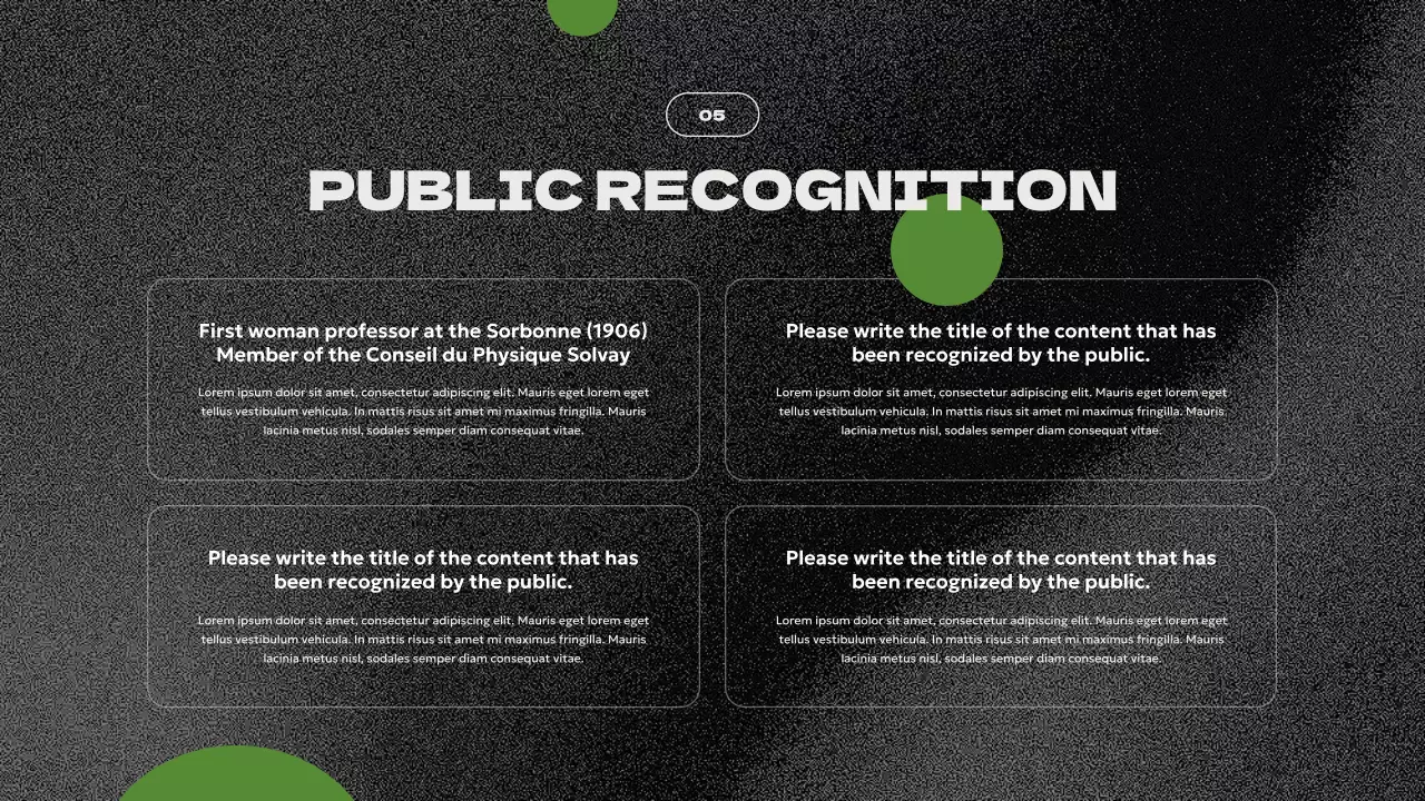 Black Modern Biography Presentation