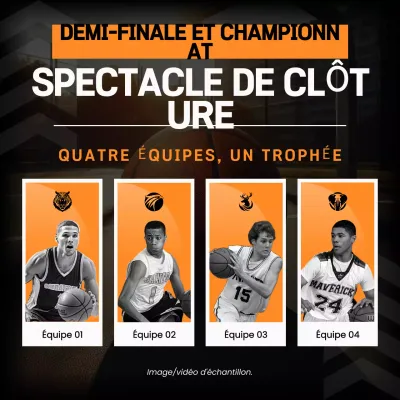 Annonce de la demi-finale et du championnat Orange Modern Showdown