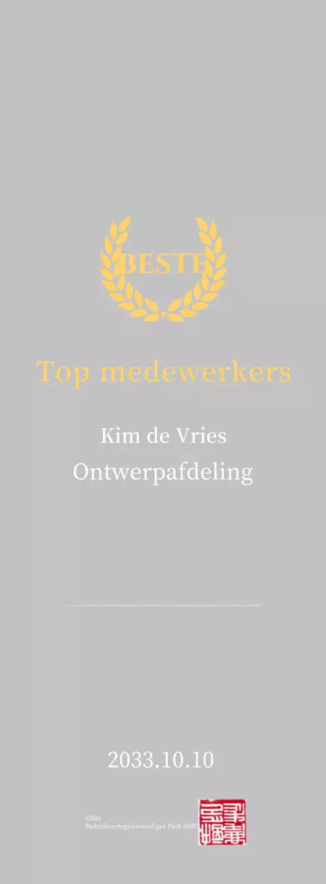 Gele eenvoudige lijst plaquette