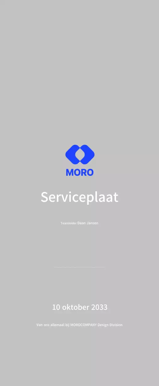 Vier het blauwe bedrijfslogo