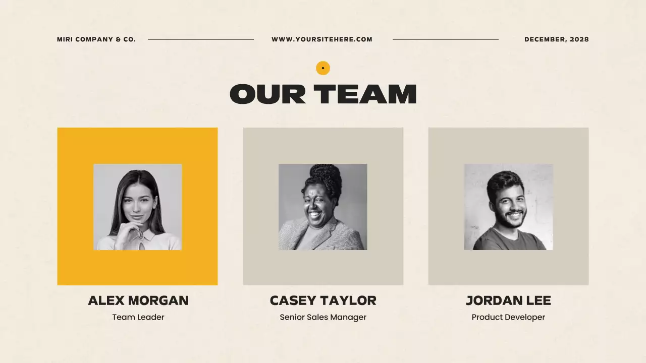 베이지 모던 비즈니스 플랜 프레젠테이션