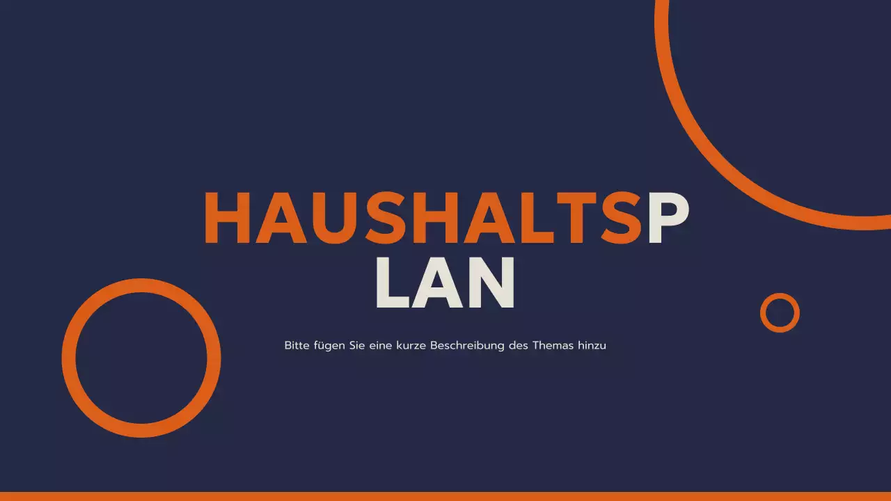 navy modern business presentation