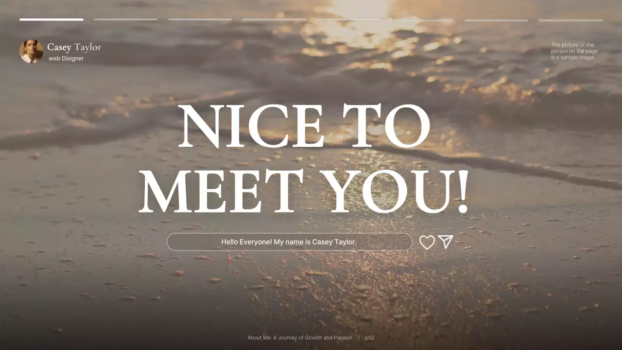 베이지 미니멀리스트 전기 프레젠테이션