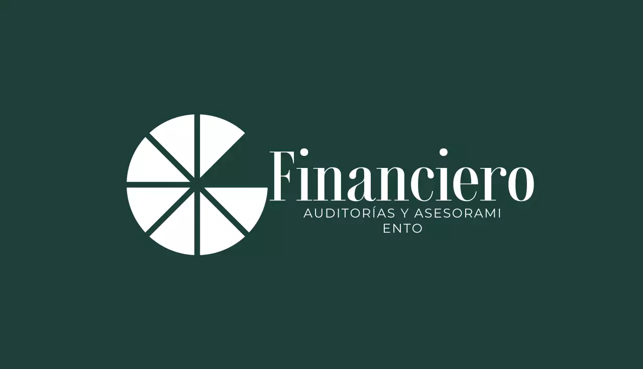 tarjeta de visita financiera profesional ecológica