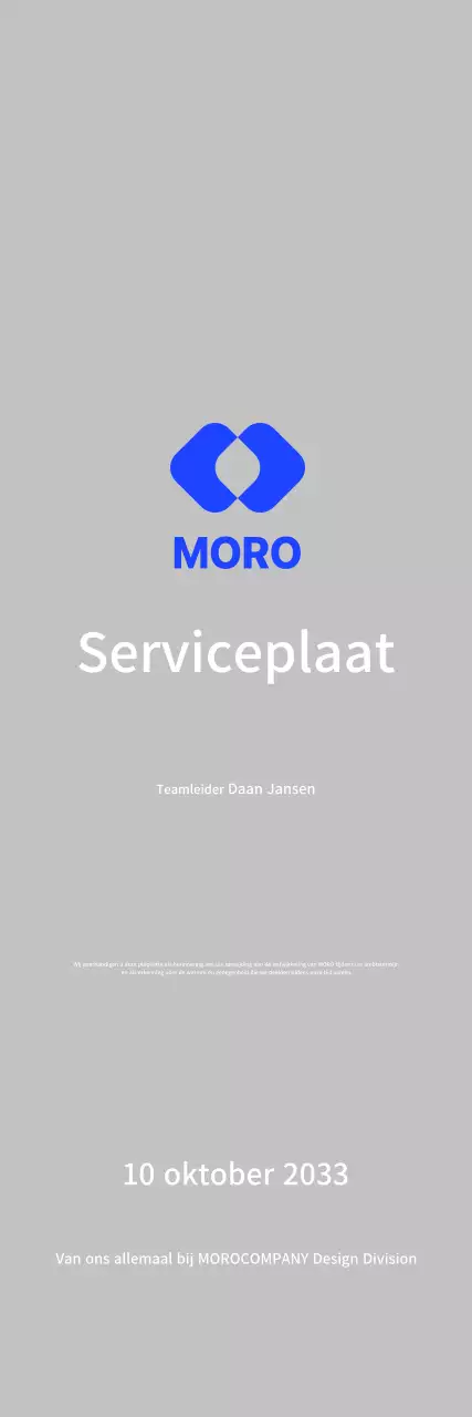 Vier het blauwe bedrijfslogo