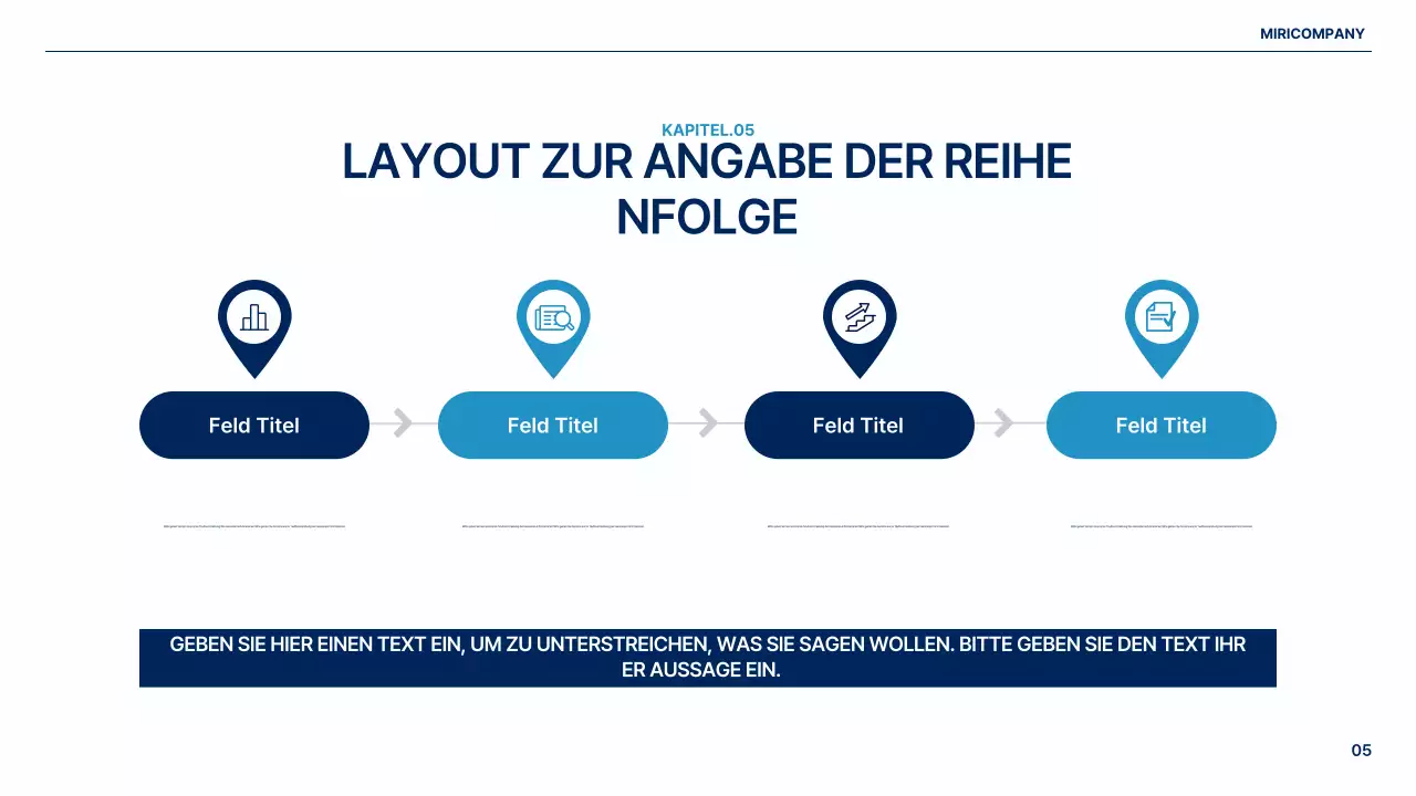 Ein einfacher globaler Geschäftsplan in Weiß und Blau