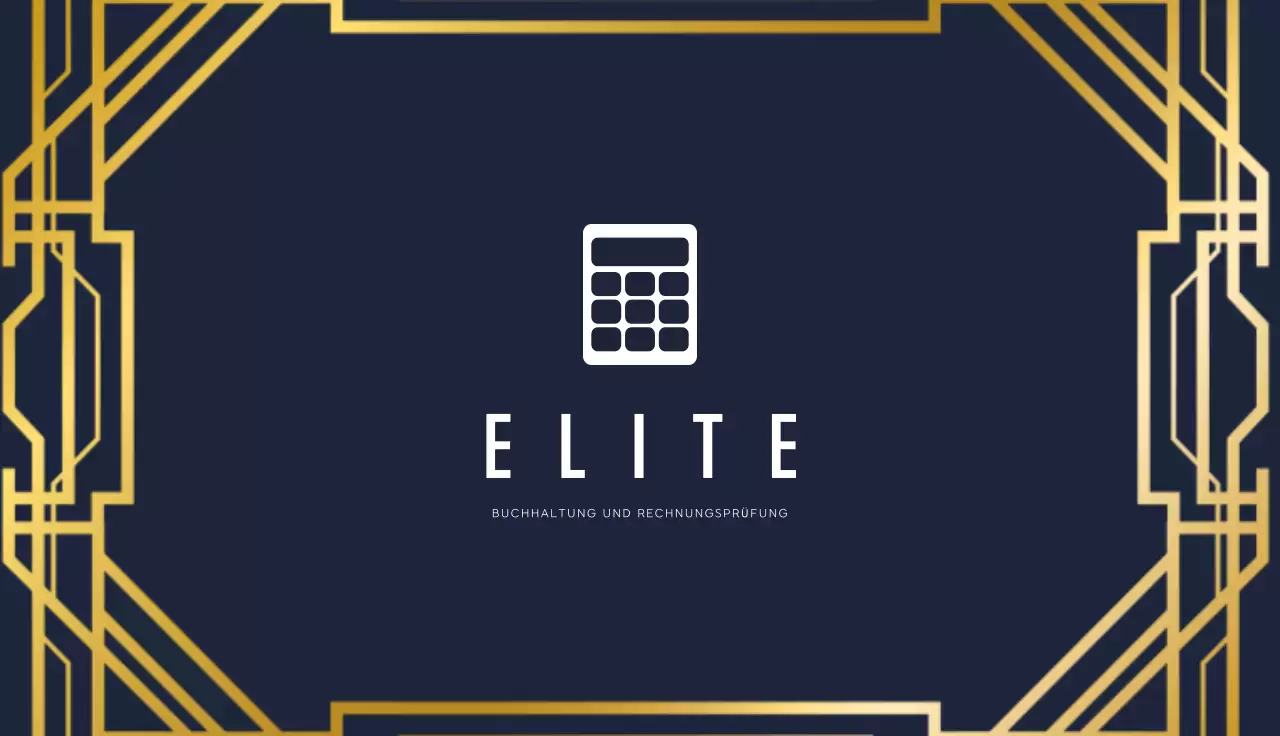 marine moderne buchhaltung visitenkarte