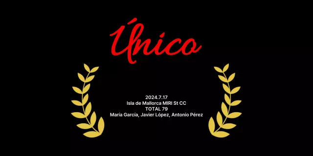 Placas de golf de lujo