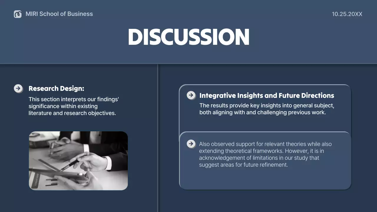 Blue Professional Thesis Presentation