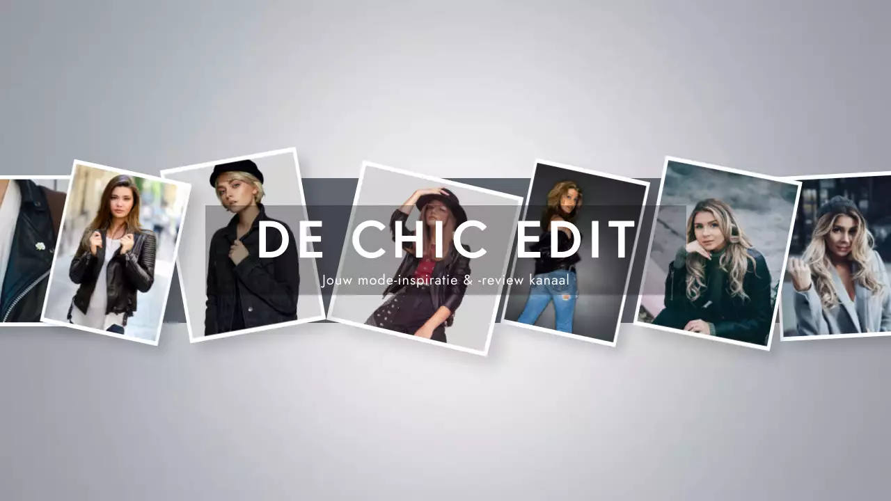 grijs moderne mode advertentie