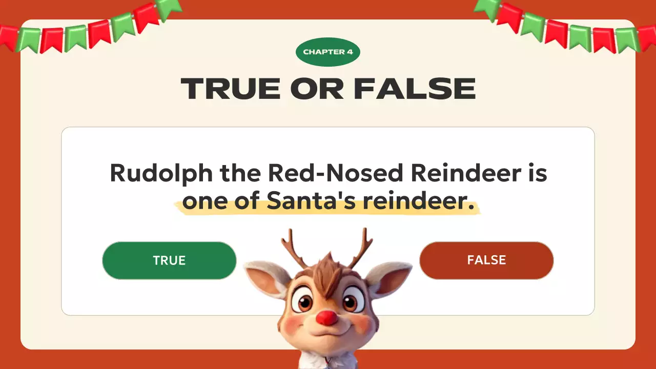 Red Festive Christmas Presentation