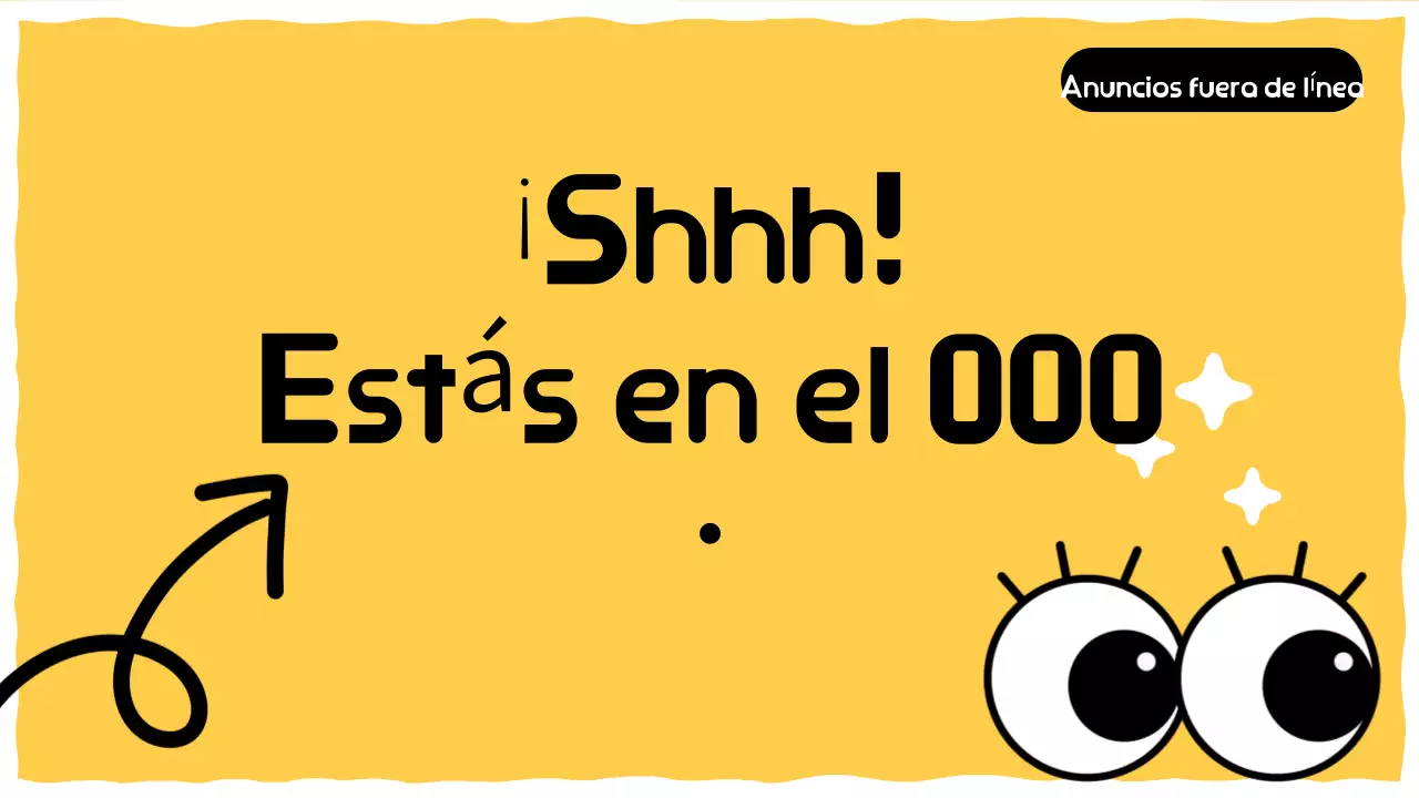 Anuncios offline kitsch amarillos