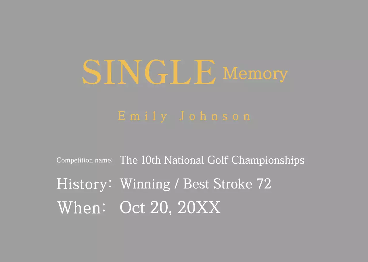 Plakat Golf Klasik Emas