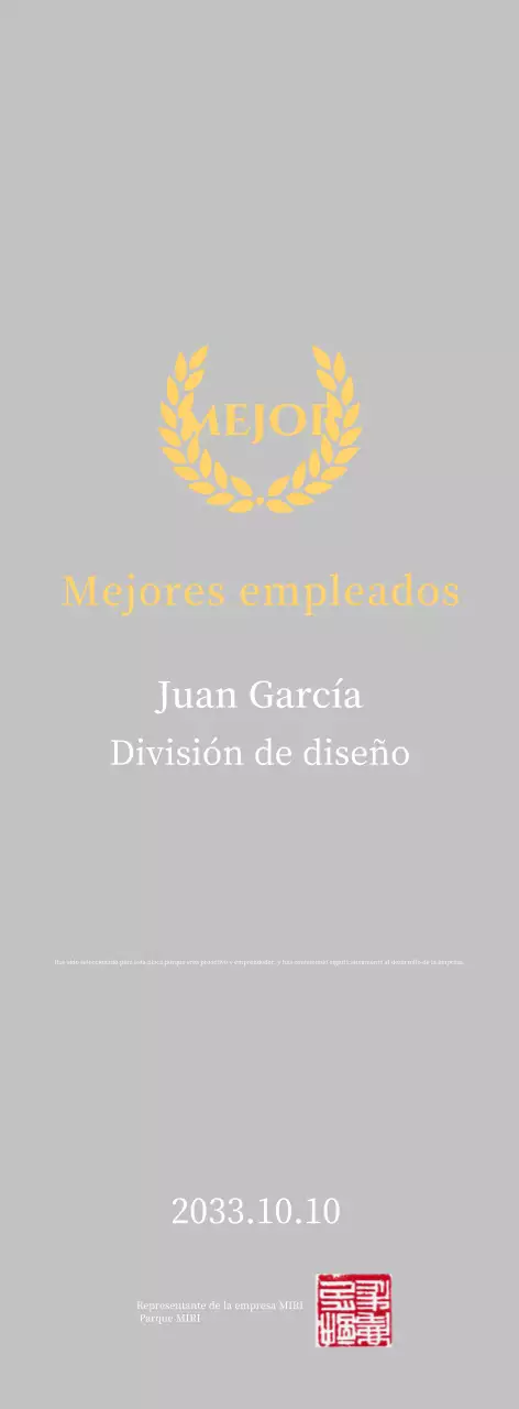 Placa simple amarilla