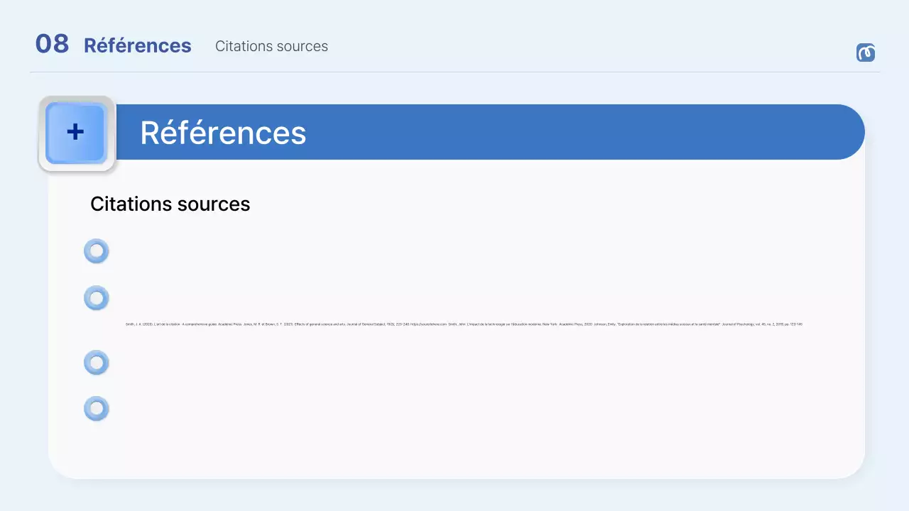 Annonce de soutenance de thèse professionnelle bleue