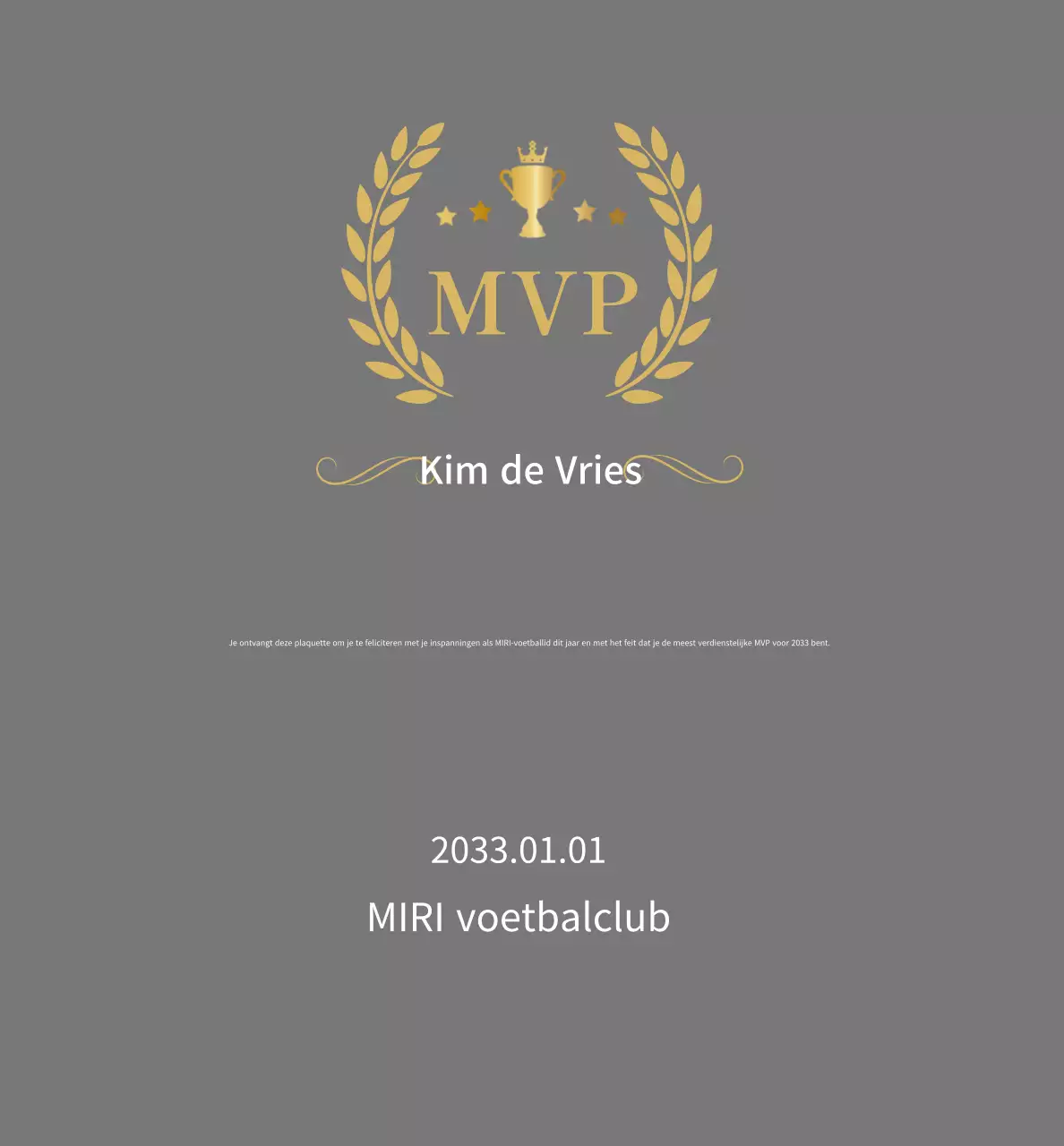 Grijs eenvoudig voetbalplaatje