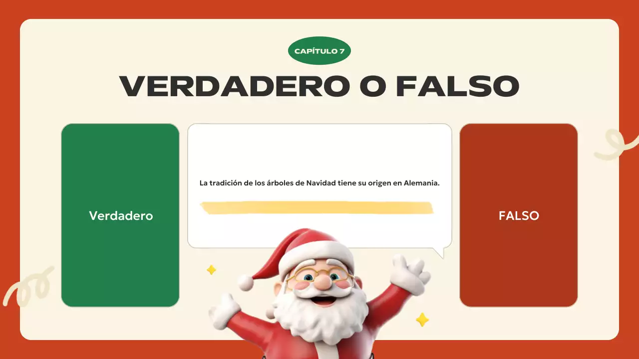 presentación festiva en rojo