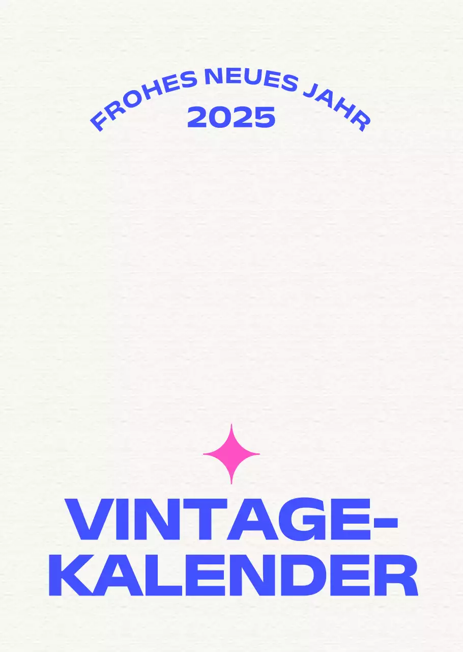 Vintage-Kalender