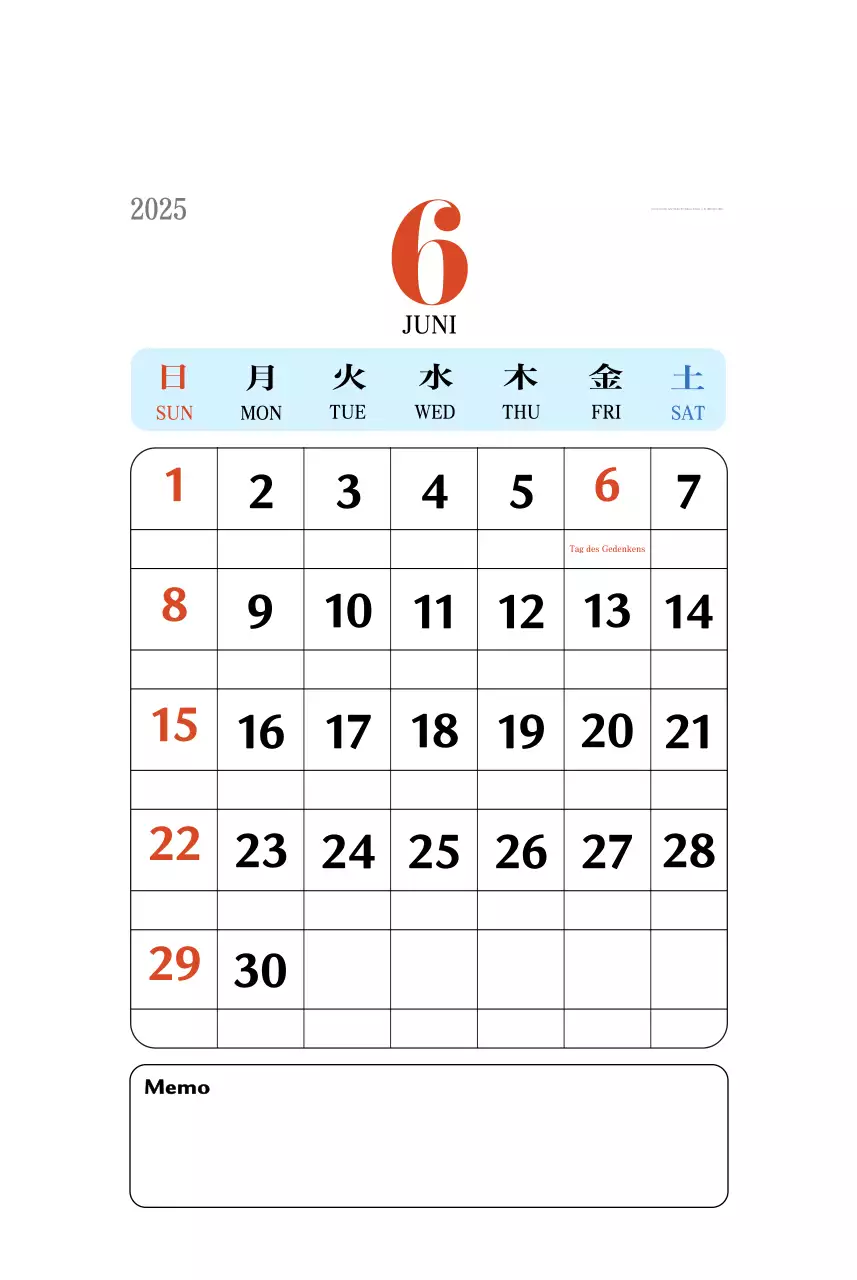 Retro-Konzept Erinnerungskalender in rot