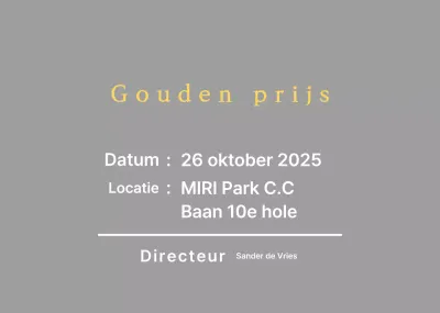 Standaard evenementplaquettes