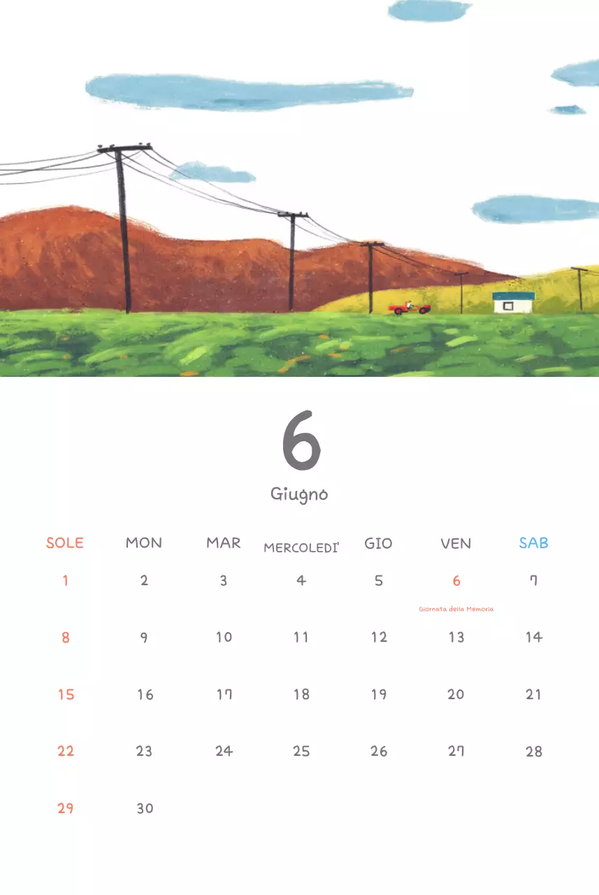 Simpatici calendari con illustrazioni di peluche