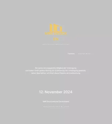 Gold Neat Appreciation Plaque