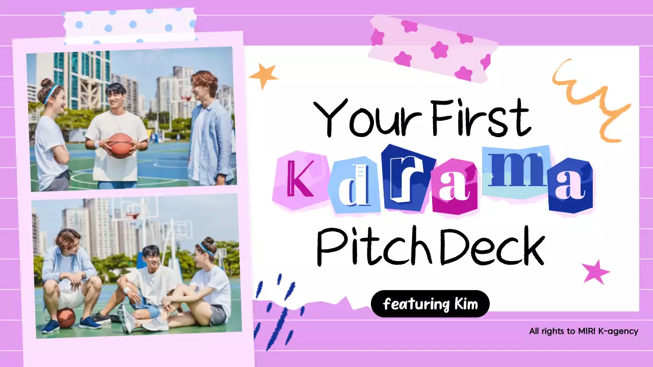 Pink Trendy K-Drama Pitch Presentation