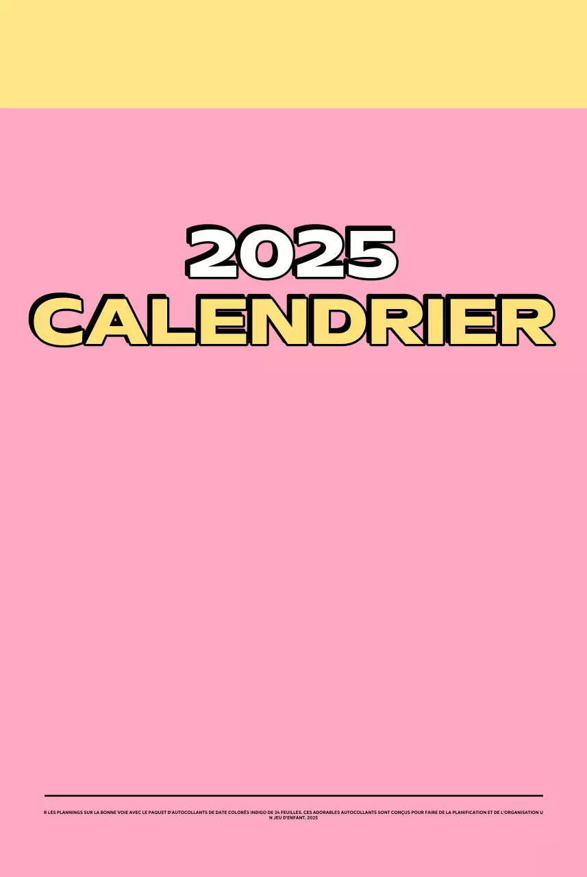 Calendriers colorés avec une variété d'illustrations rétro