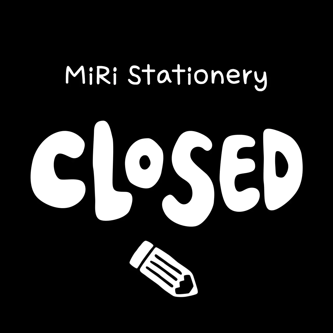 かわいい小道具屋さんのオープンクローズ入り口看板