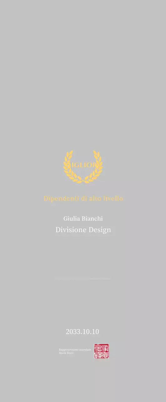 Targa semplice gialla