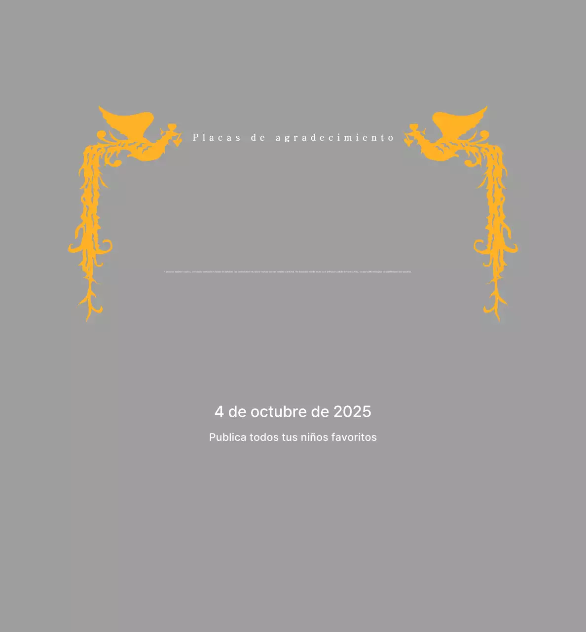 Trofeo clásico de torneo de golf con vistosa decoración de ave fénix