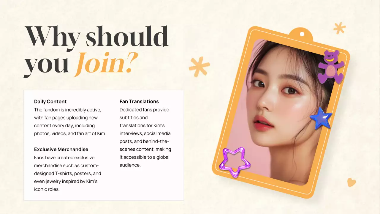 Beige Modern K-Drama Pitch Presentation