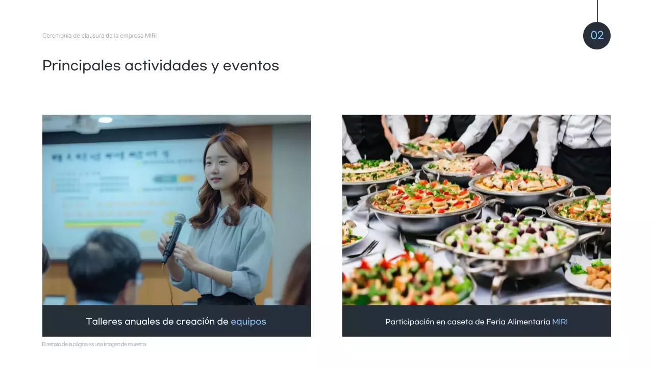 Celebrando el fin de año en azul moderno