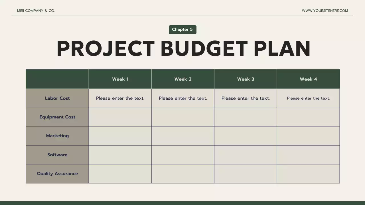 Beige Clean Project Proposal Presentation
