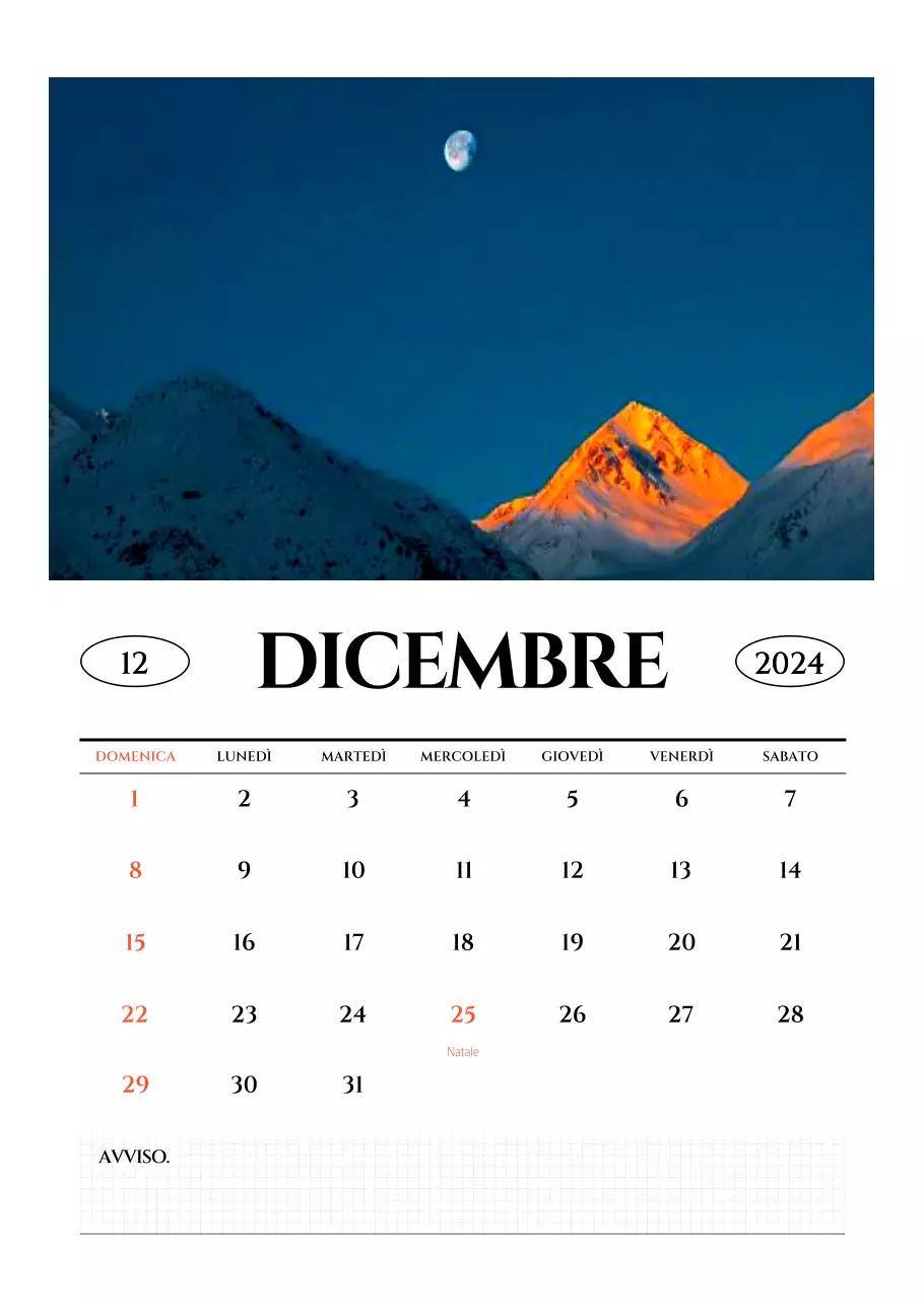 Calendario da parete in stile semplice con concetto di fotografia di viaggio emozionale in bianco e nero