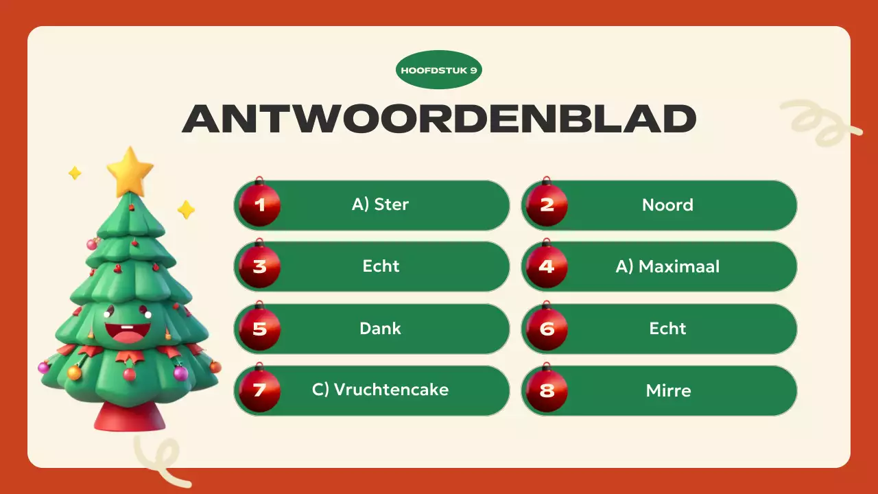 rode feestelijke vakantiepresentatie