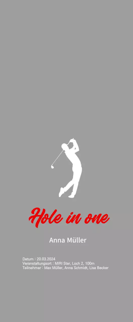 Einfaches Golf zelebrieren