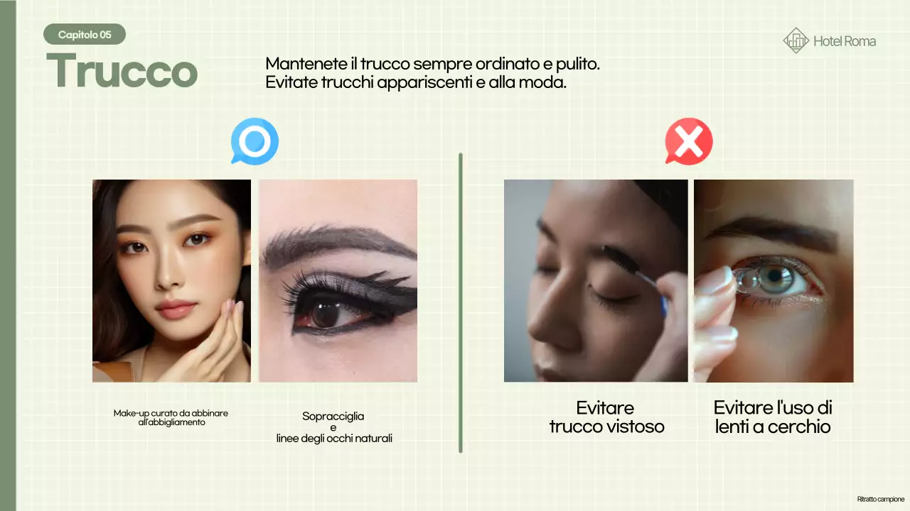 Formazione per il personale sul codice di abbigliamento kaki pulito e ordinato