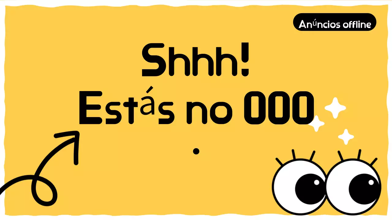 Anúncios amarelos kitsch fora de linha
