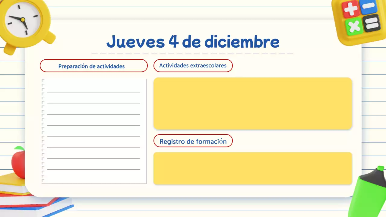 simple beige 3d education class agenda presentation