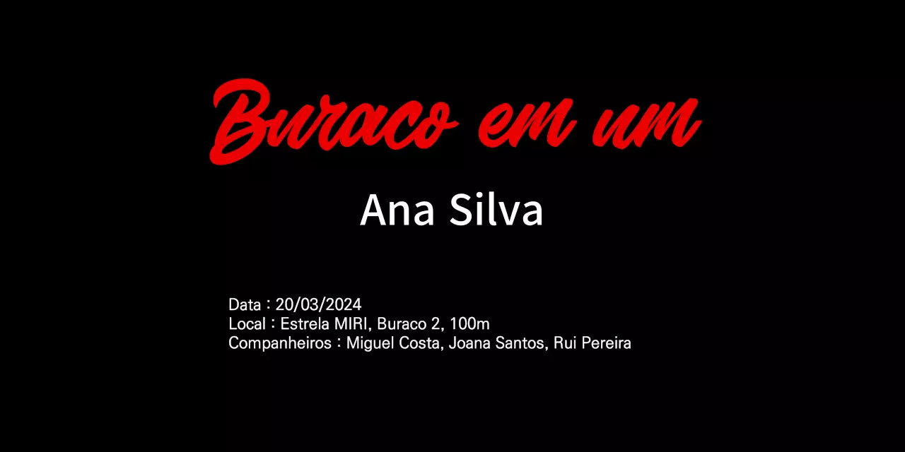 Placa de golfe simples