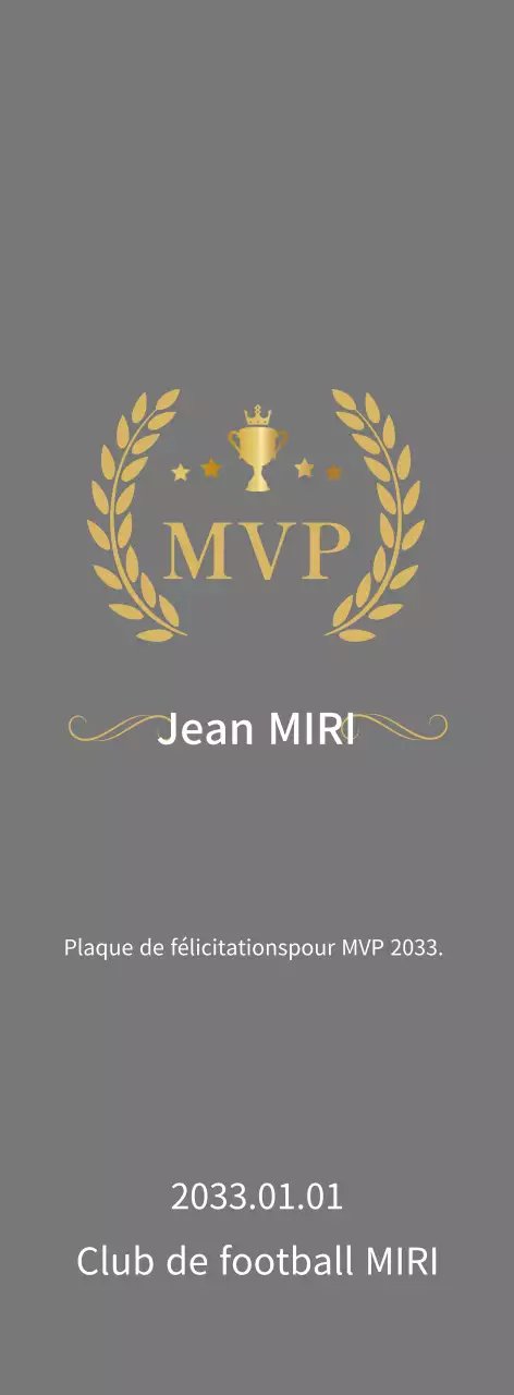 Plaques de sport classiques