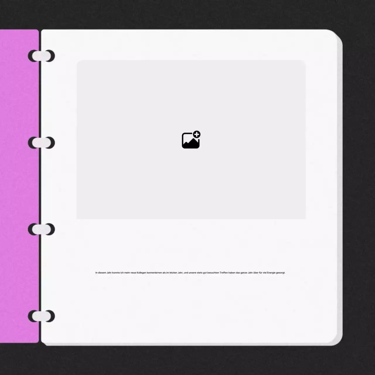 Mauve Simple Record Diary