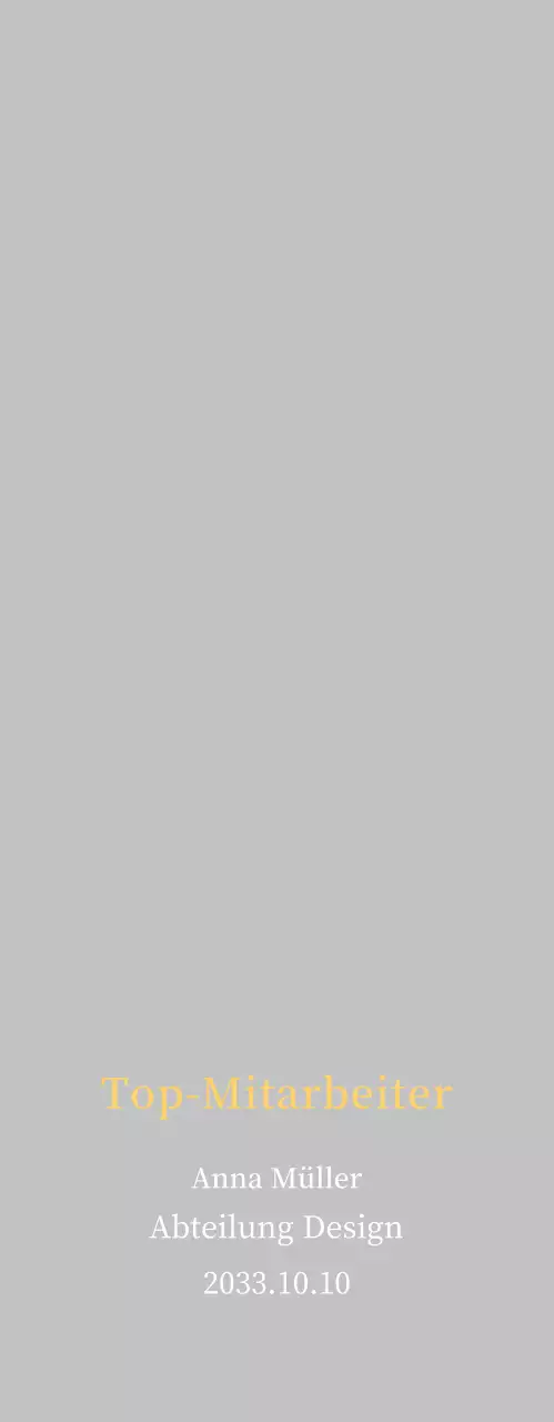 Gelbe einfache Listungstafel