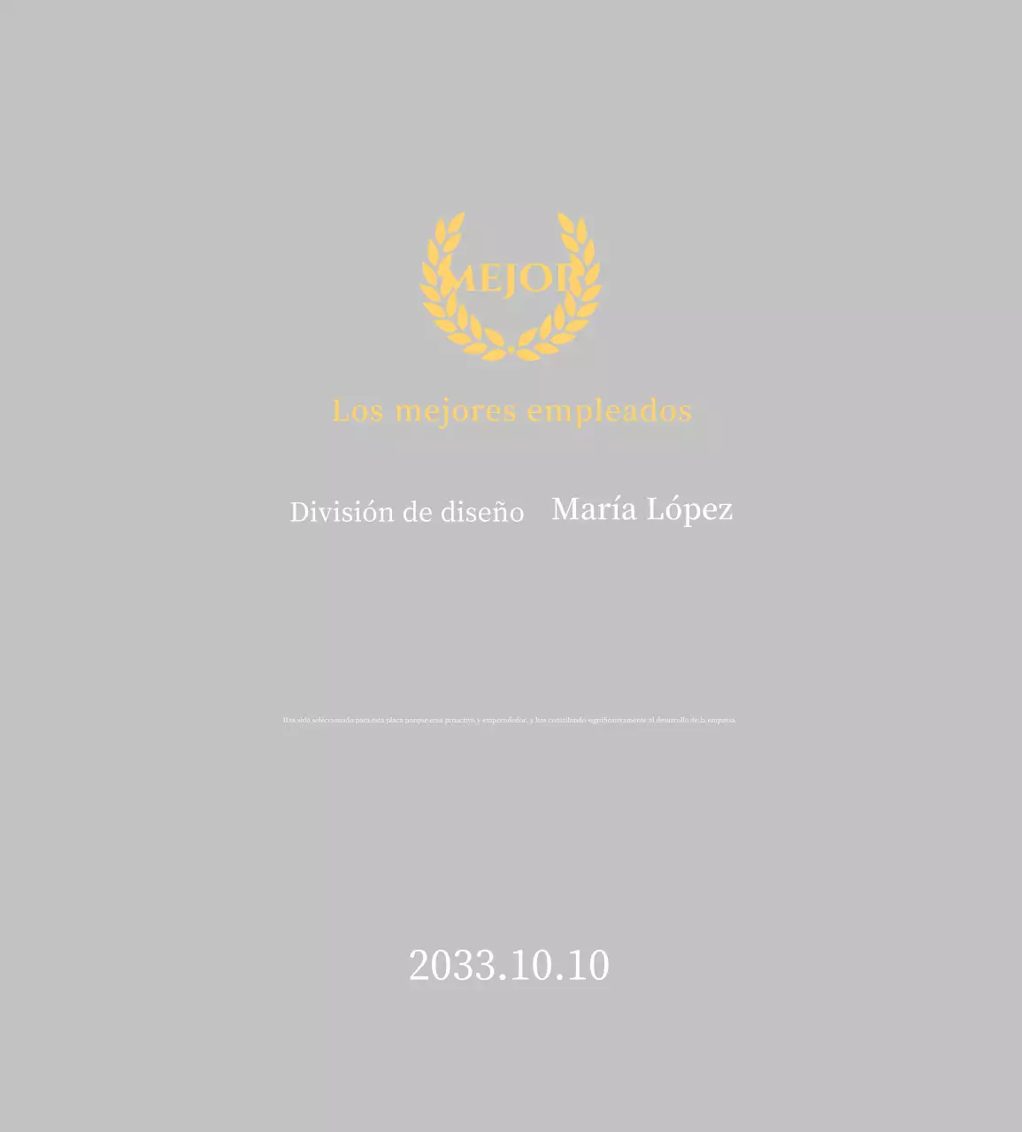 Placa simple amarilla