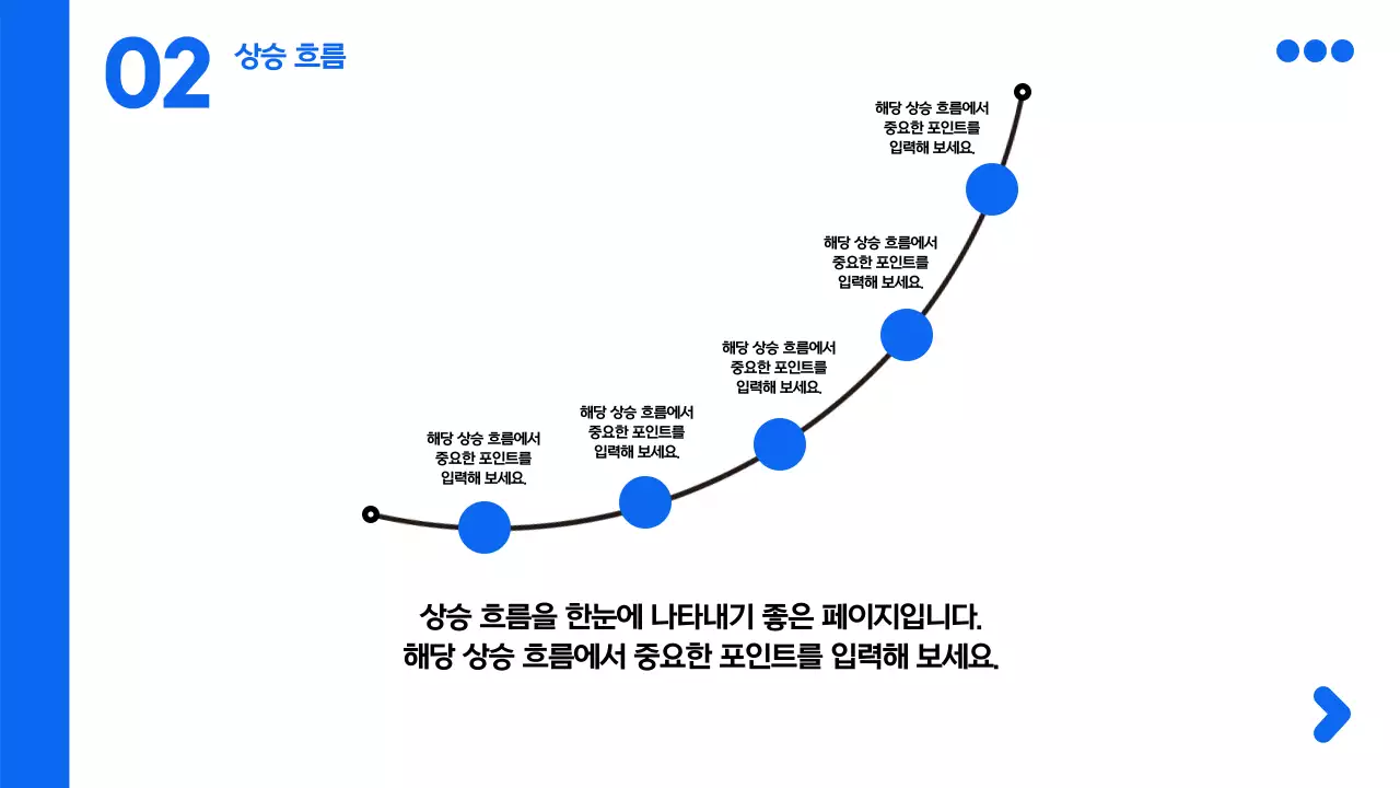 파랑 모던 비즈니스 프레젠테이션 홍보