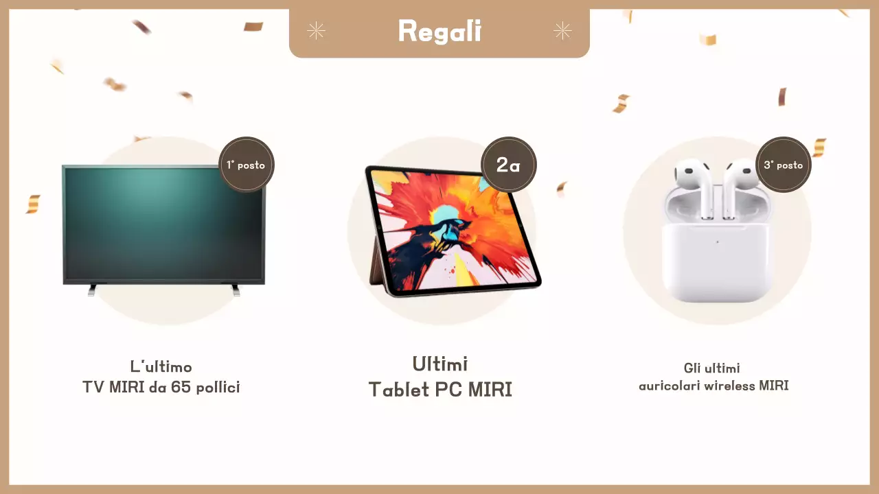 Invito semplice beige per la festa di fine anno