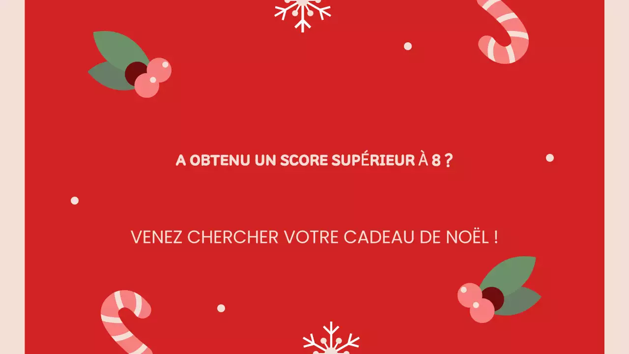 Présentation de Noël rétro rouge