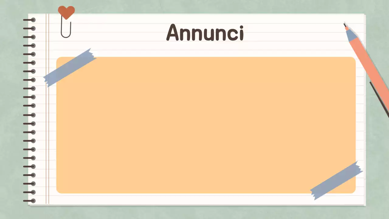 Quaderno a pastello semplice Agenda di classe per la scuola