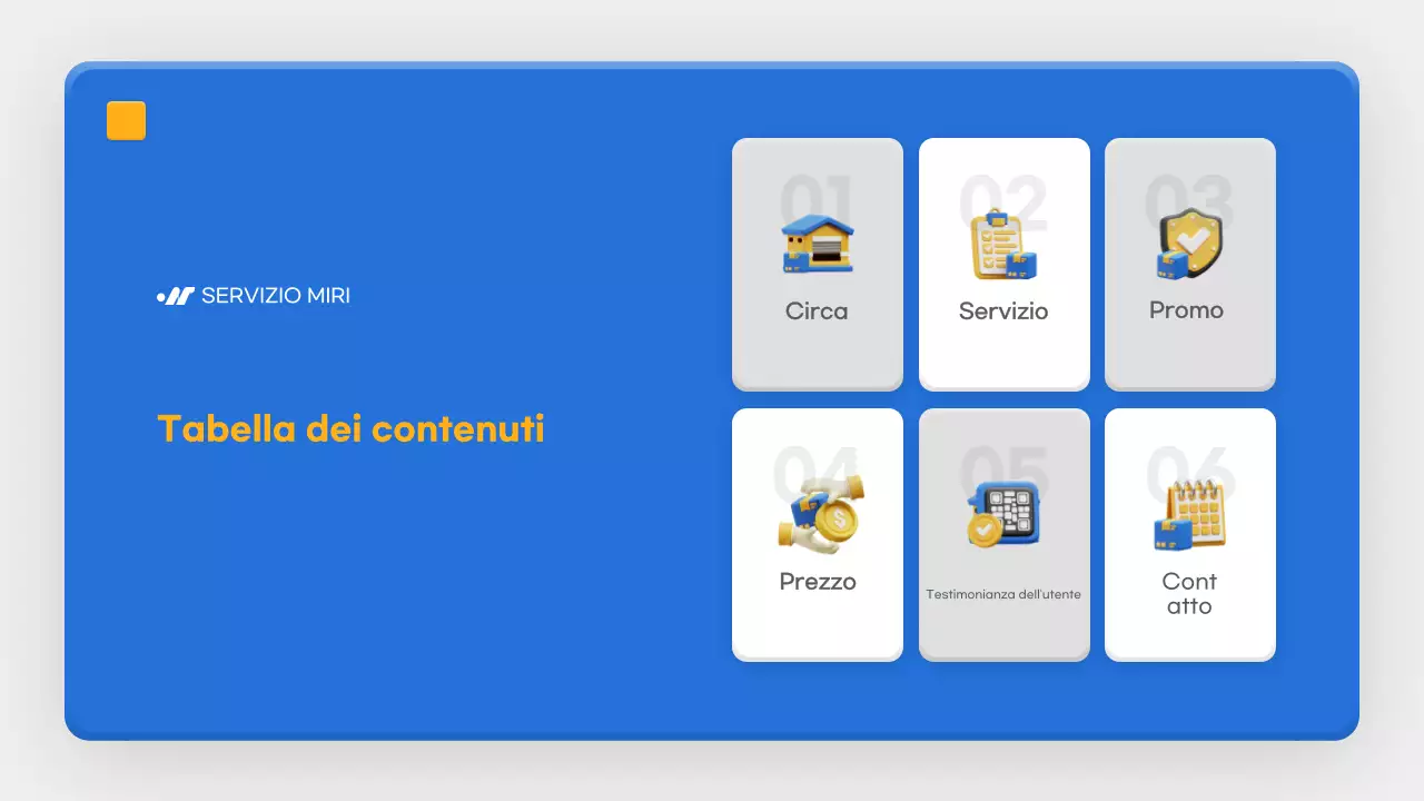 annuncio di consegna blu moderno